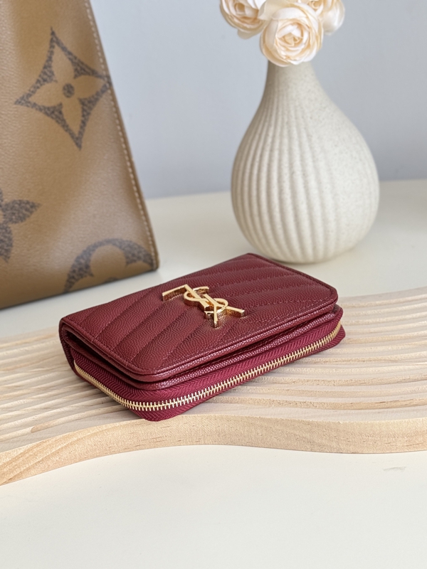 イヴサンローラン財布側面デザイン